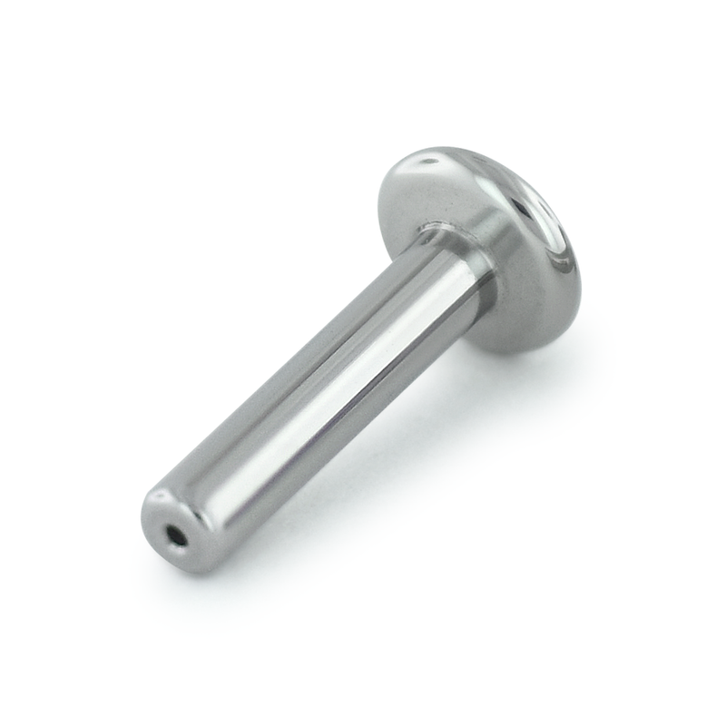 Titanium 12g Threadless Labret Post