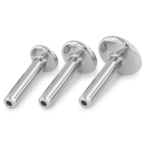 Titanium 16ga 2.5mm Back Labret Posts