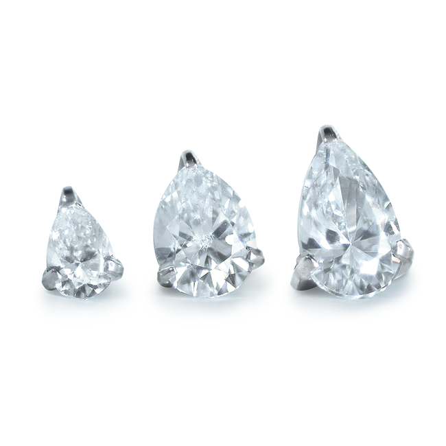 Pear-Cut Prong Gem