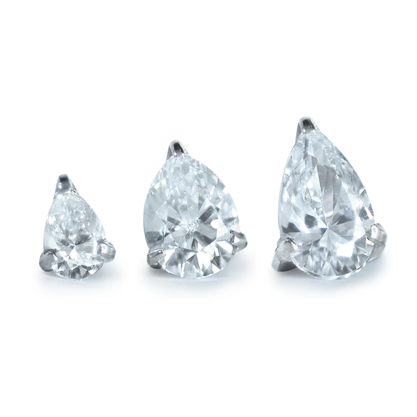 Pear-Cut Prong Gem