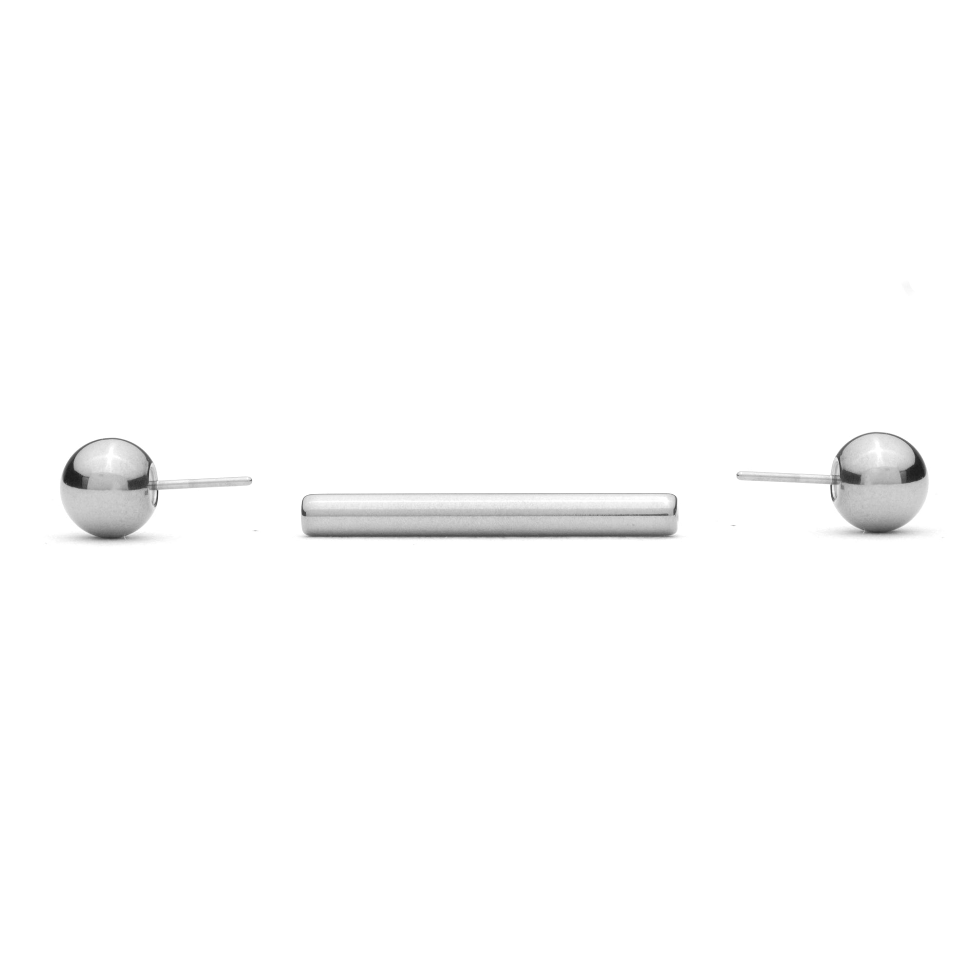 Countersunk Nipple Threadless Ball Ends by Divinity Metals (14g 12g)