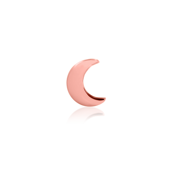Moon - Gold Threadless End Junipurr