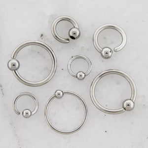 Fixed Bead Ring 16g/18g