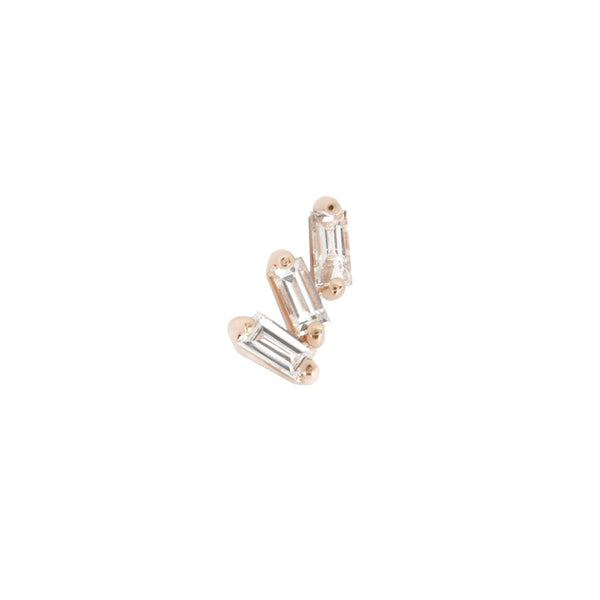 Staxx - White Topaz - Threadless End