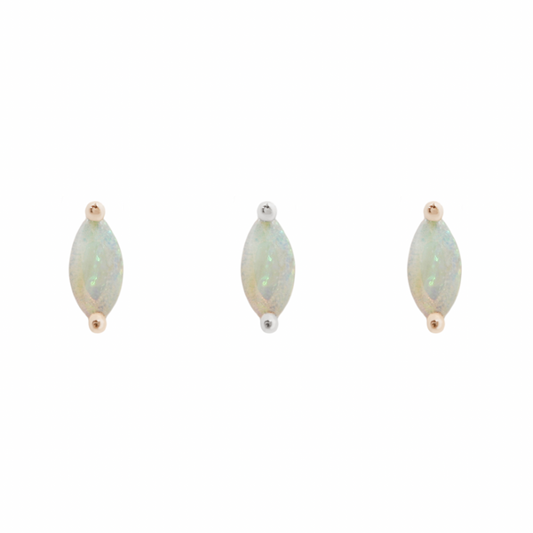 Zuri Marquise Opal - Threadless End