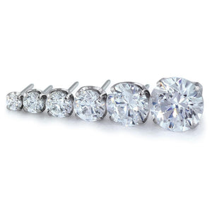 Titanium Prong Set Gem 1.5mm to 2.5mm